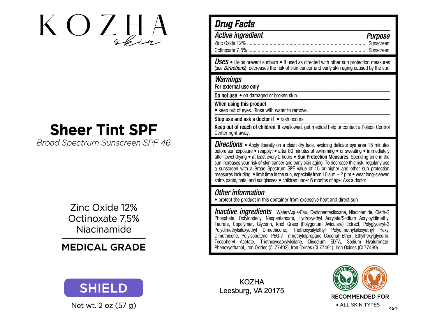 Sheer Tint SPF Sunscreen