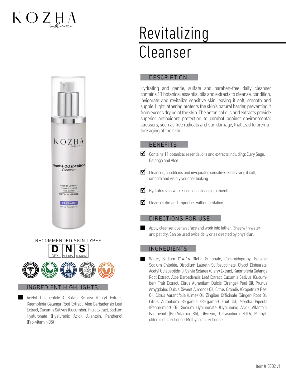 Gentle OctaPeptide Cleanser (Travel Size)